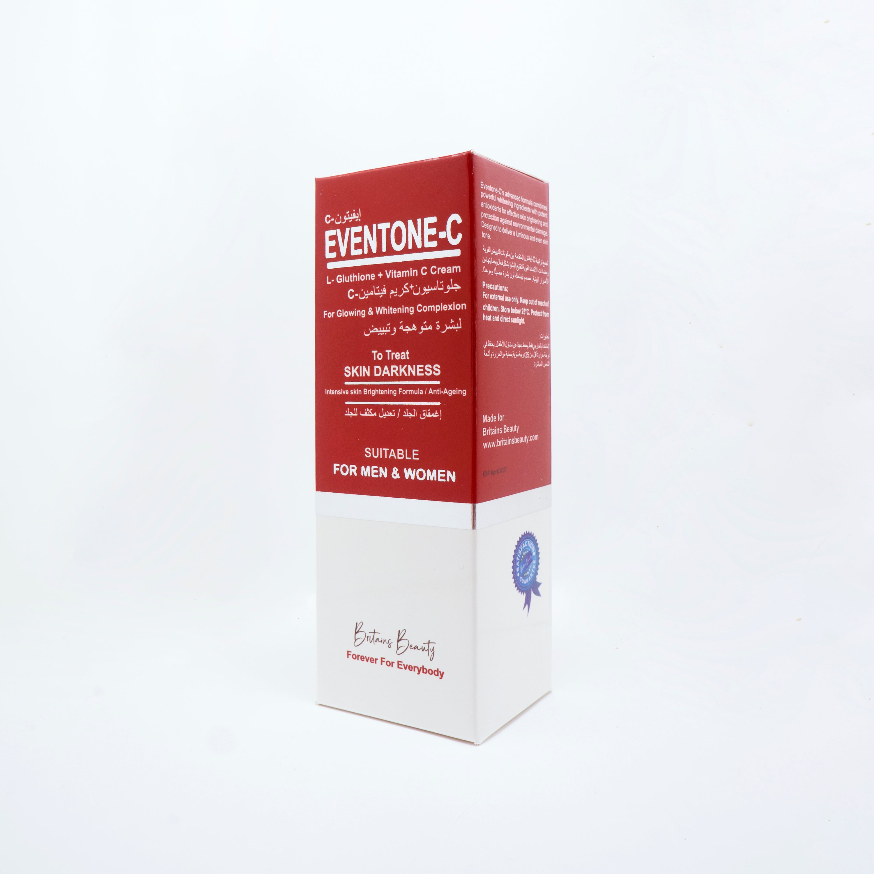 Eventone-C Brightening Cream | L-Glutathione, Vitamin C & Licorice Extract | 30g-1.06 fl oz